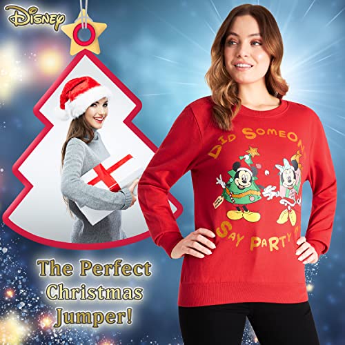 Weihnachtspullover für Damen mit Mickey und Minnie Mouse von Disney