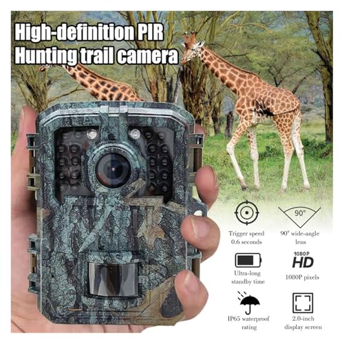 QAXRZCUCD Caméra De Chasse 16MP, Vision Nocturne Infrarouge, Suivi des Sentiers Sauvages, Activé par Le Mouvement, Piège Photo, Surveillance Sauvage Images Et VidéOs Nettes(DL003with32GB) – vue 4
