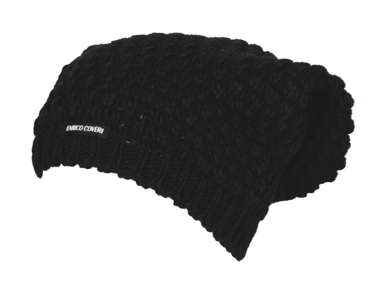 Enrico CoveriHat Cap Beret Bonnet Item CACO001 Made in Italy, Blu, One Size