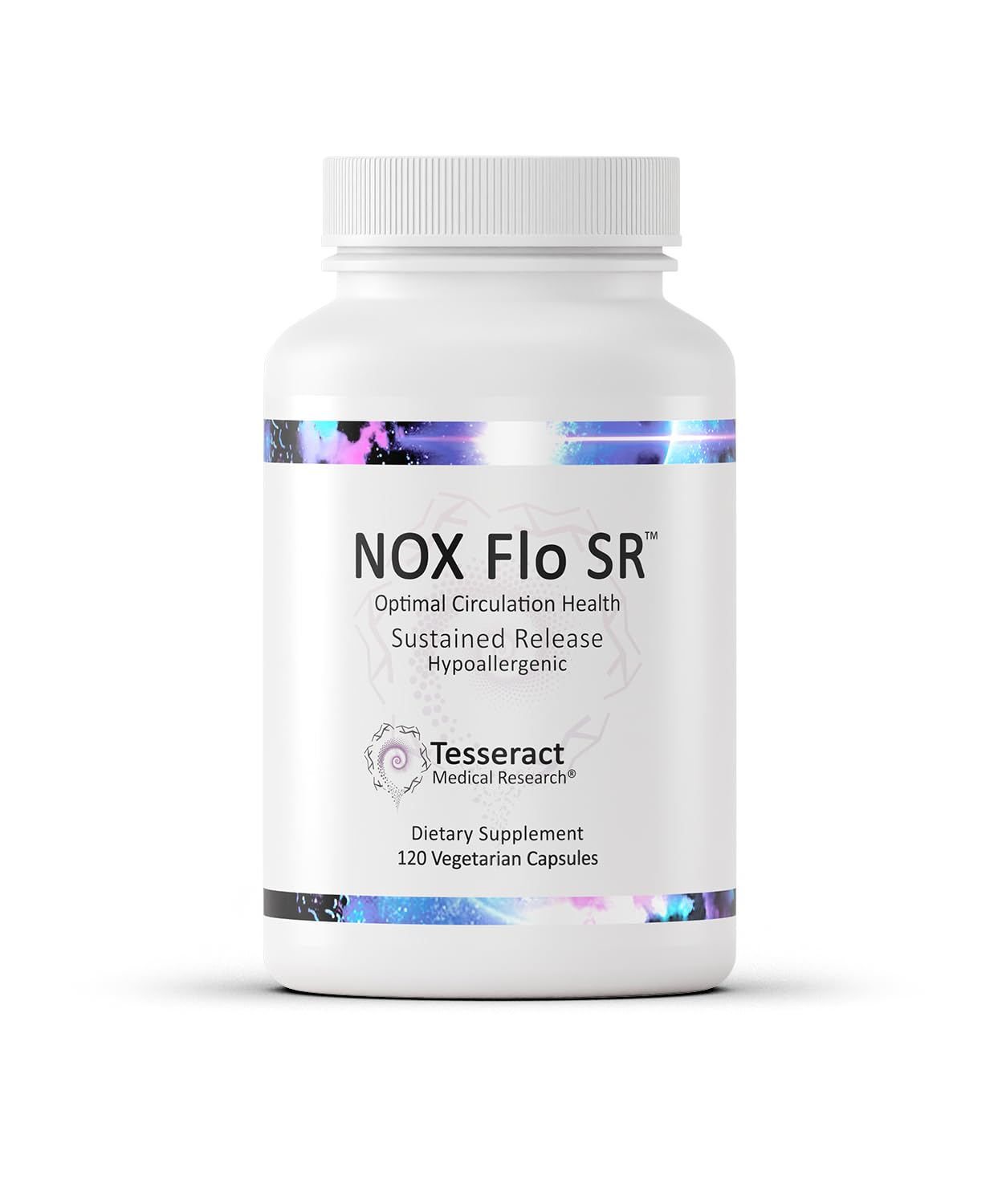 Tesseract Medical Research Suplemento de Óxido Nítrico com L-Citrulina, CoQ10 e Ácido R-lipoico, 120 cápsulas