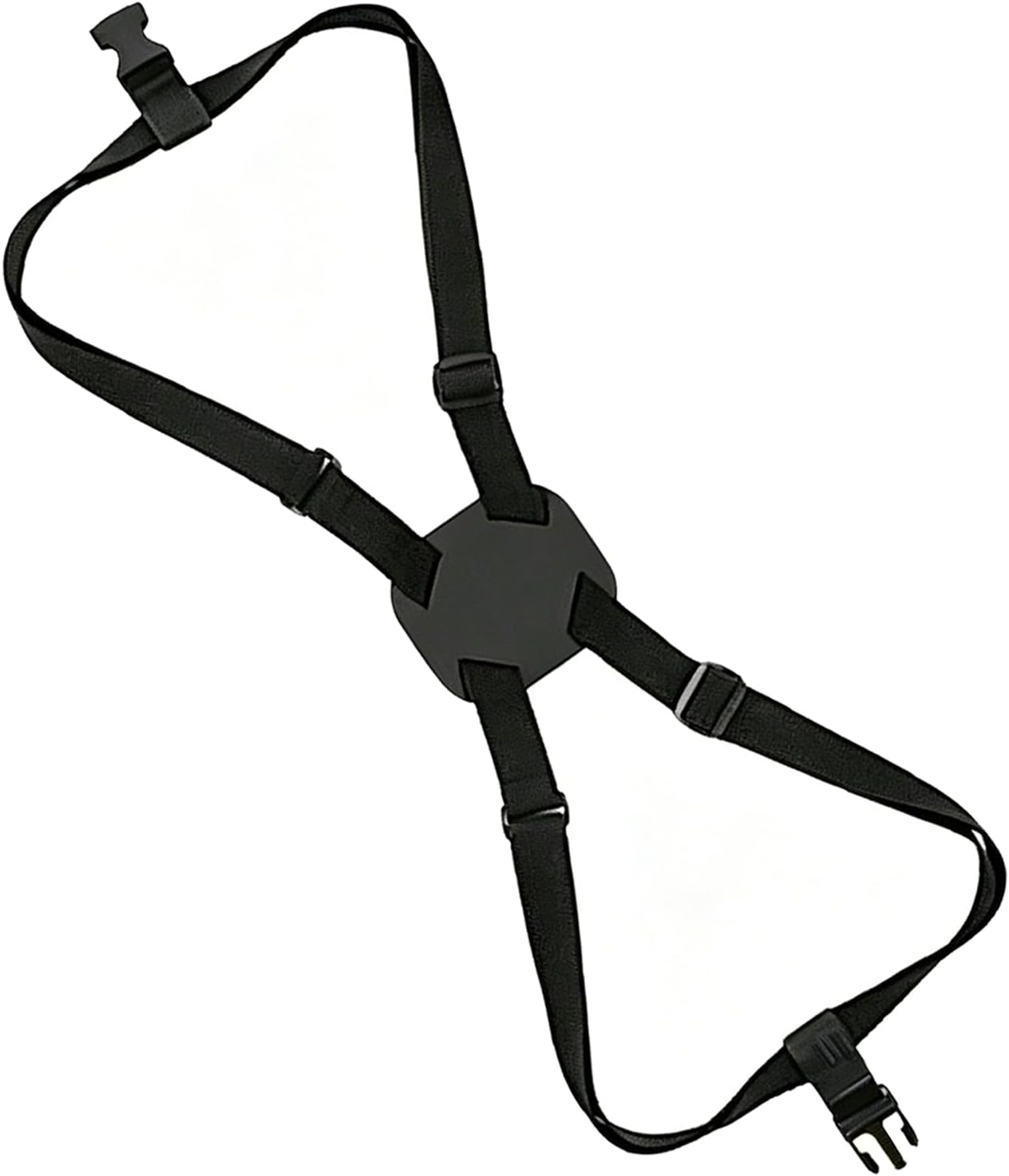 Adjustable Luggage Bungee Straps, Travel Essential Add-A-Bag Elastic Suitcase Belts (Black, 1 Pack)