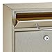 Mail Boss 7419 High Mounted Mailbox-Office Drop Comment Letter Deposit, Tan Secure Heavy Duty Vertical Wall Hanging Locked Steel Delivery Box