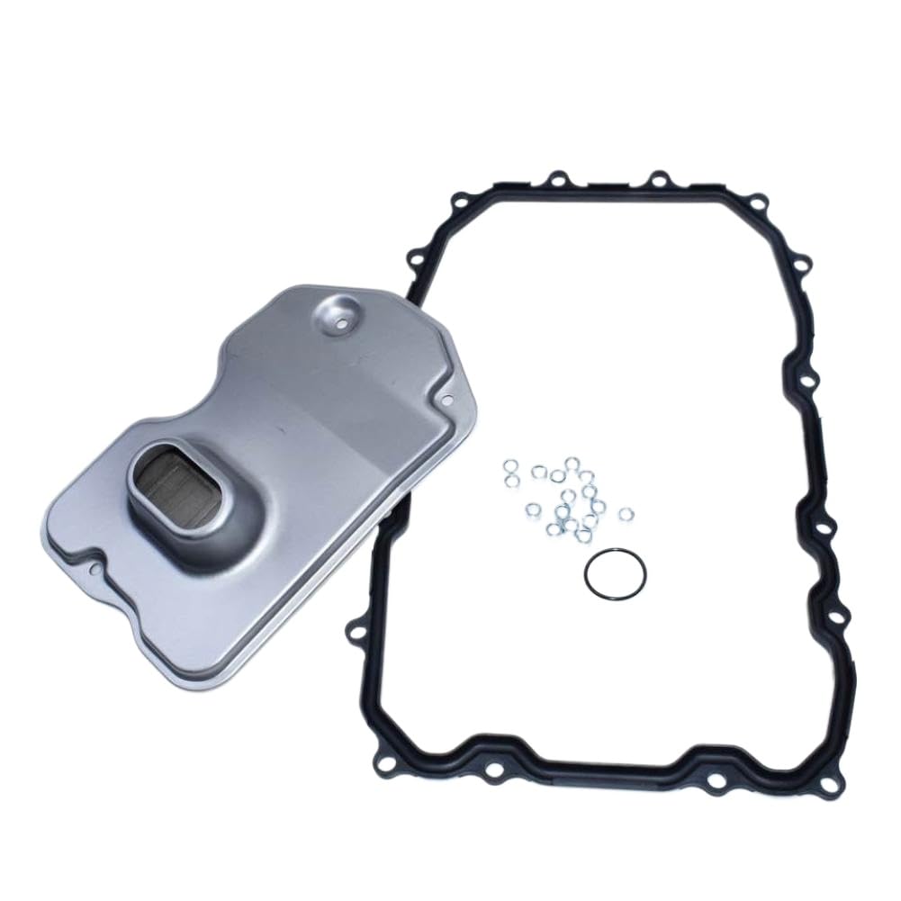 Automatic Transmission Filter and Oil Pan Gasket Compatible with Q7 2006-2015 and 2002-2010 09D325429 1001370002