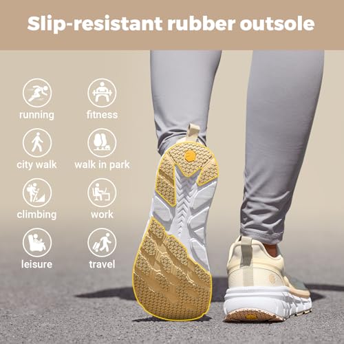 Image of FitVille Wide Toe Box Shoes Women Comfortable Non Slip Wide Walking Shoes Women Swollen Feet Lightweight