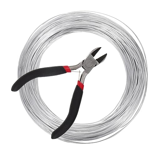 HOMSFOU 1 Roll Metal Aluminum Wire Crafting Wire Metal Thread for Sculpting Aluminum