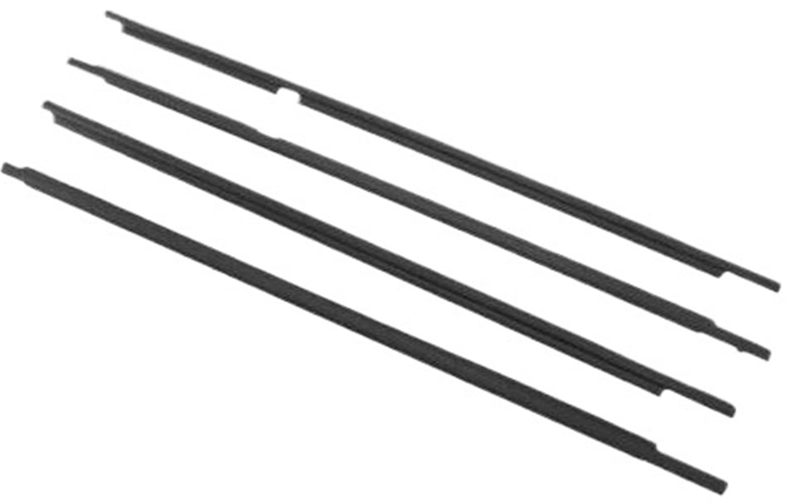 Mashrgx One Color 4 Pieces Set Black Outside Window Mouling Belt Line For Mazda Cx-5 2014-2016 Glass Weatherstrip Kd53-50-650D Automotive Window Door Seals