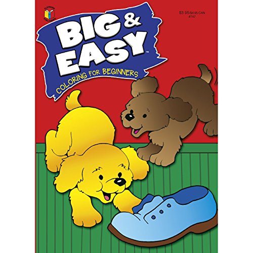 Big & Easy Coloring Book for Beginners (Assorted, Designs Vary) by bulk buys