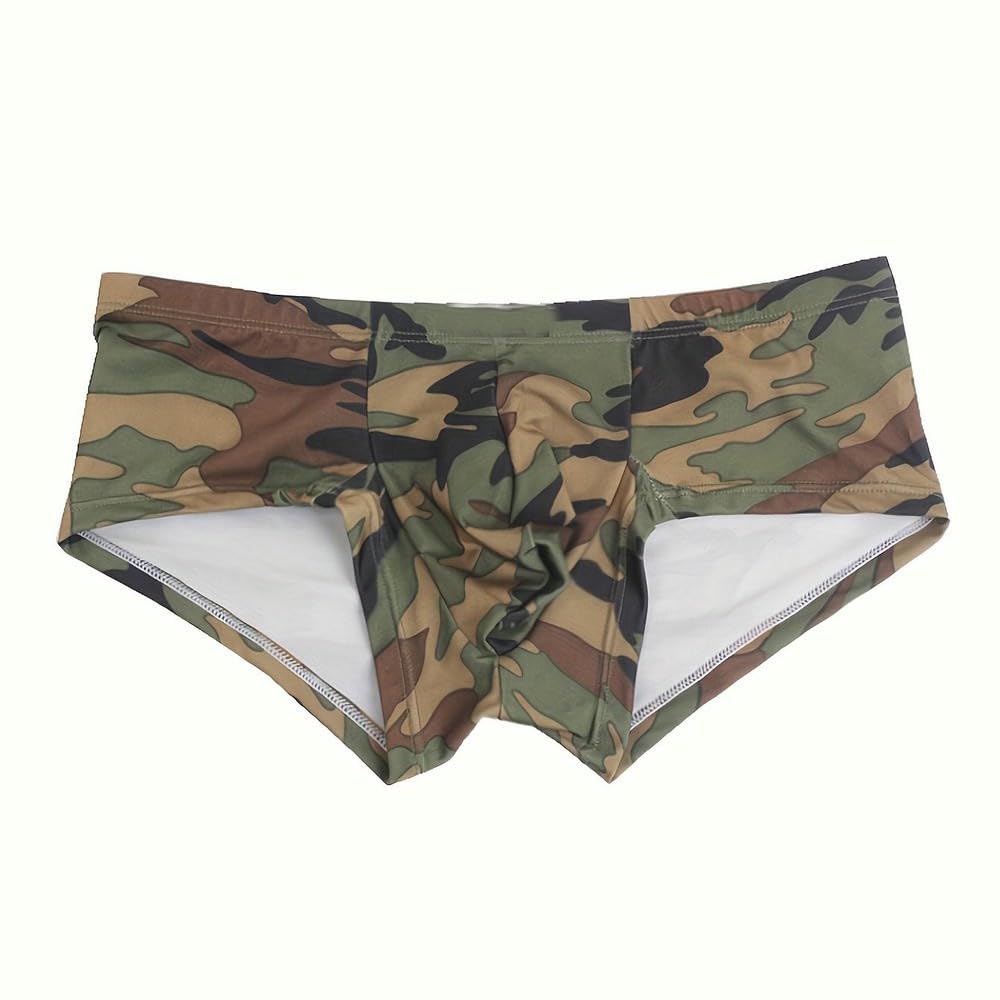 Bóxer de camuflaje para hombre ideal para la rutina diaria y ropa interior informal