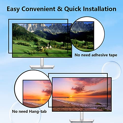 Halloive [2-Pack 27 Inch Computer Screen Protector Blue Light And Anti Glare Filter, Eye Protection Computer Blue Light Blocking Screen For 27" With 16:9 Aspect Ratio Widescreen Computer Monitor #TOP5