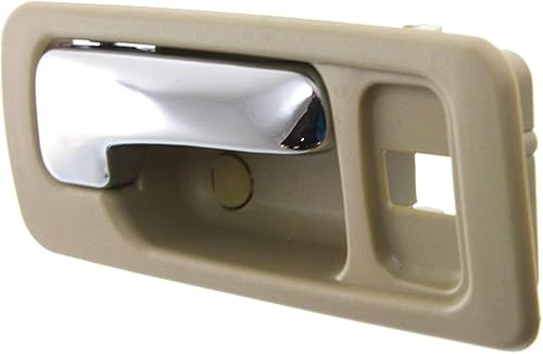Miniatura 2 de Evan-Fischer - Manija de puerta interior compatible con Honda Accord 90-93 delantera derecha interior cromo palanca y carcasa beige con agujero de
