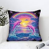 ★ Cadeau parfait et décoration: décorez votre maison avec cette housse de coussin. Ajoutez une touche de style à votre canapé, votre chambre, votre literie, votre salon, votre voiture et votre bureau. Les taies d'oreiller sont également un cadeau chaleureux et parfait pour l'hôtesse, Noël, Halloween, les fêtes, les anniversaires ou les chambres chaudes, etc.