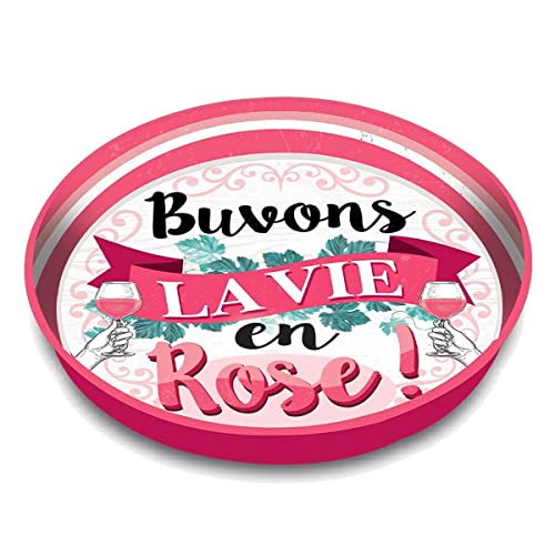 Metallplatte La Ve en Rose