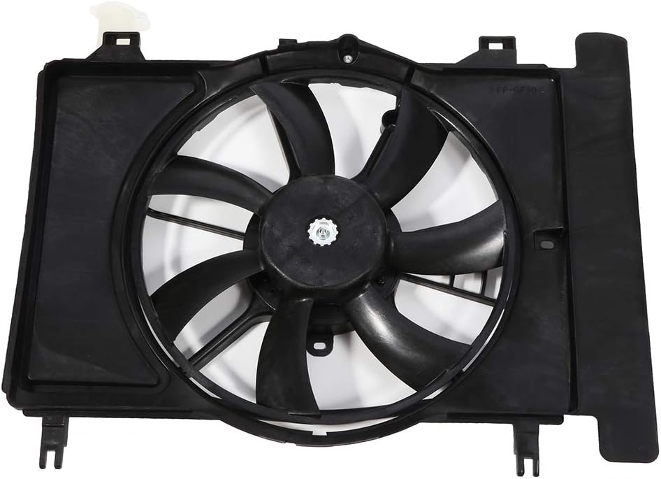 Radiator Fan Assembly Cooling Fan Driver Side/LH 620-549 KFKGF Universal Slim Fan Push Pull Radiator Fan Assembly Cooling 12V Mount Kit 2007-2018 for Toyota for Yaris