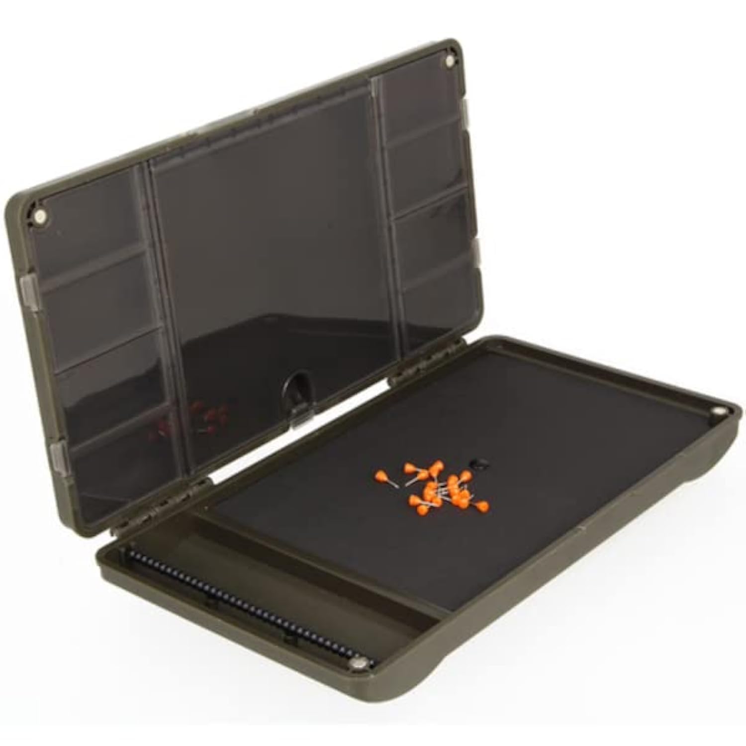 Zig Rig Chod Rig Bin Box + 10 EVA Winders Pins Carp Fishing - NGT (FLA-RIG-950)