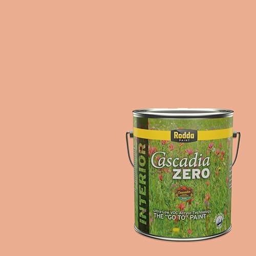 Vista 157 de Rodda Paint CASCADIA ZERO - Pintura satinada e imprimación para interiores en uno, cuarto de galón, Zambia