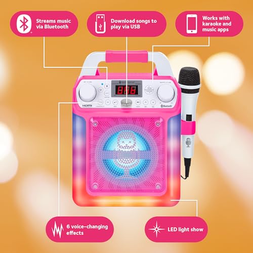 Singing Machine SML652P Portable Karaoke Machine For Adults & Kids thumb #2