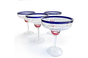 Lily's Home Unbreakable Acrylic Margarita Glasses: Experience the Art of Effortless Elegance