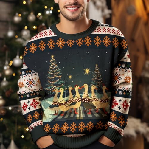 Sports Ugly Christmas Sweatshirt for Women, 3D Santa Sweater Mens Funny Xmas Shirts (HN-SW07)4