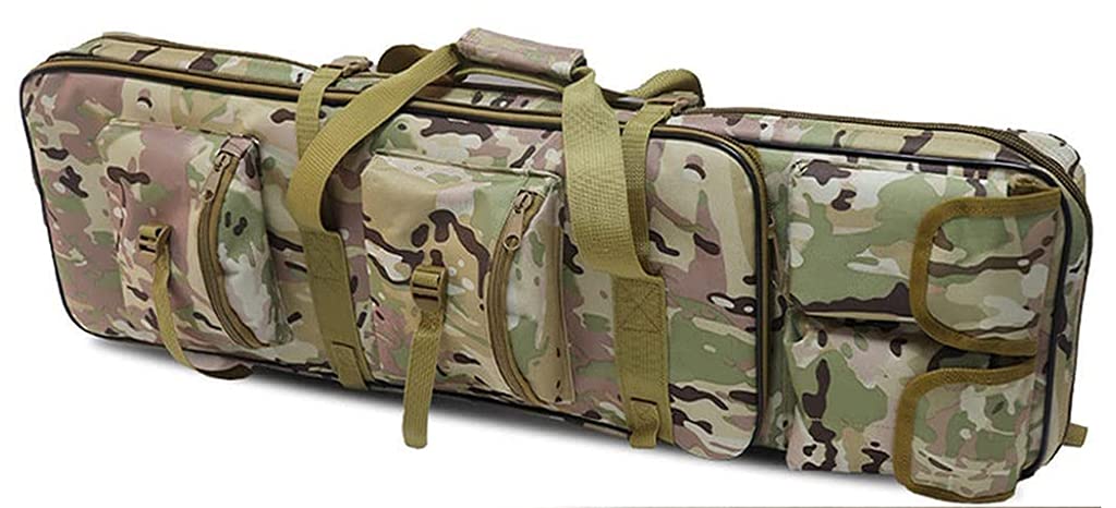 Rifle Case Tactical Gun Bag, Rifle Case Shotgun Airsoft Case Storage Tactical Rifle Bag, Fishing Rod Bag Mochila Pistola, Gun Case Integrated Pistol and Magazine Storage Mochila Camuflaje,85cm