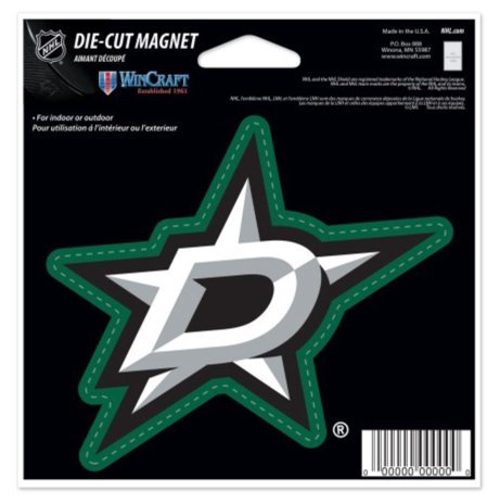 WinCraft NHL Dallas Stars Color 4.5 x 6 Die Cut Magnet