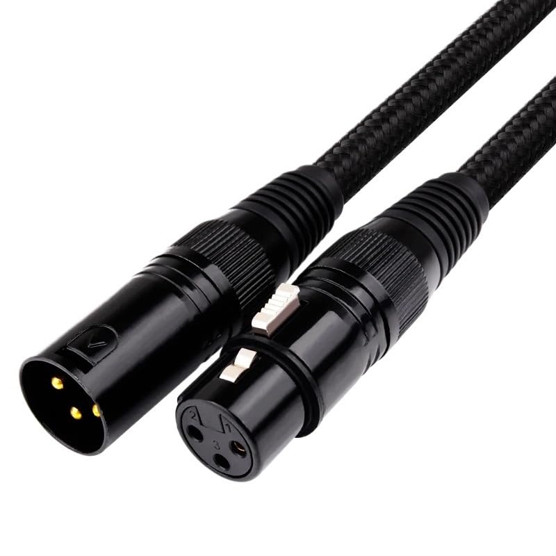 XLR Audio Cable XLR Cable Karaoke Microphone Sound Can/*Non Cable Stereo(12m)