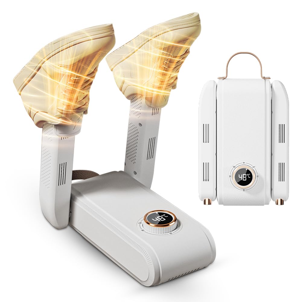 Elektrischer Schuhtrockner Mit Timer - 120 Min. Automatisch, Faltbar & Energieeffizient - Für Schuhe, Stiefel & Mehr