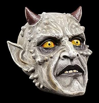 Figuren Shop GmbH Skull Figurine - Demons Skull Devil with Horns