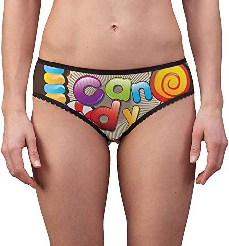 SpreadPassion Candy Vector Panties, Candy Vector Underwear, Briefs, Cotton Briefs, Funny Underwear, Panties For Women