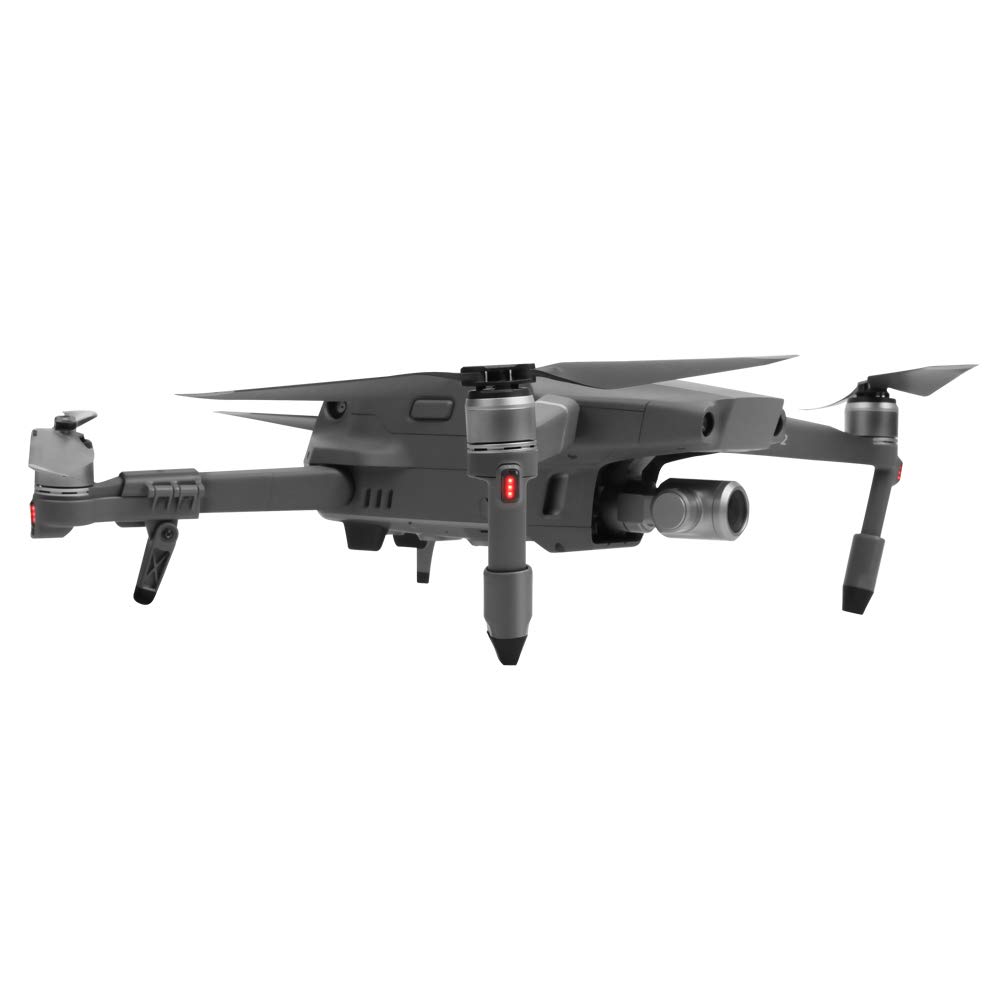 DR1TECH Estensioni Carrello Atterraggio A Sgancio Rapido Per DJI Mavic Mini 2 – Solleva 25 Mm – Peso 9g – Grigio