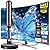 TV Antenna for Smart TV Indoor, 2025 Digital HDTV Antenna with Strong Magnetic Base,360°&Long Range Reception TV Antenna for Local Channels, Easy Setup Antennas Without Cable