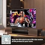 Hisense 65-Inch Class U8 Series Mini-LED ULED 4K UHD Google Smart TV (65U8N, 2024 Model) - QLED, Dolby Vision IQ, Dolby Atmos, Full Array Local Dimming Pro, 144Hz Game Mode Pro, Alexa Compatibility - Image 4