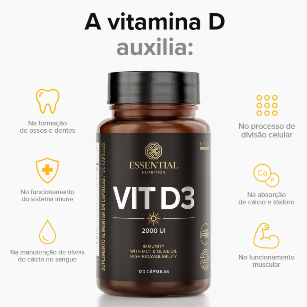 Kit Vitaminas Essenciais Vit C + Vit D + B Complex Essential em promoção! Veja a oferta e mais achadinhos de Vitaminas & Suplementos 8 Hoje é o melhor dia para comprar Kit Vitaminas Essenciais Vit C + Vit D + B Complex Essential com aquele preço maroto! Promoção! Aproveite a oferta! 8