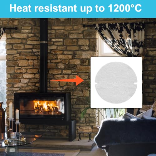 Pack of 20 Stove Pipe Gaskets, Stove Pipe Cleaning Flap for Pipes Diameter 120 to 150 mm - Image 4