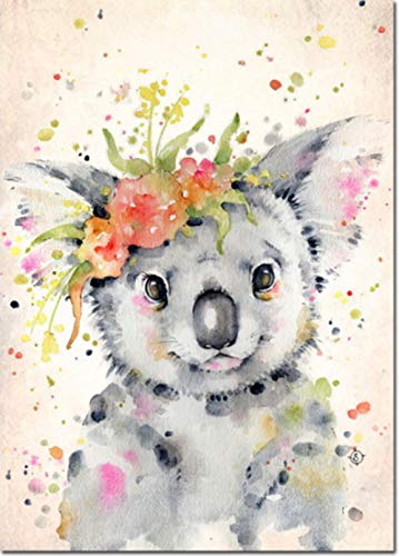 Aquarelle animal koala art peinture affiche décoration Cover