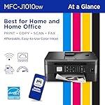 Brother MFC-J1010DW Wireless Color Inkjet All-in-One Printer with Mobile Device and Duplex Printing, Refresh Subscription and Amazon Dash Replenishment Ready - Image 2