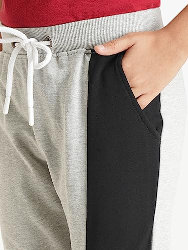 Image of Urbano Juniors Boy's Regular Fit Cotton Jogger Track Pants Stretch