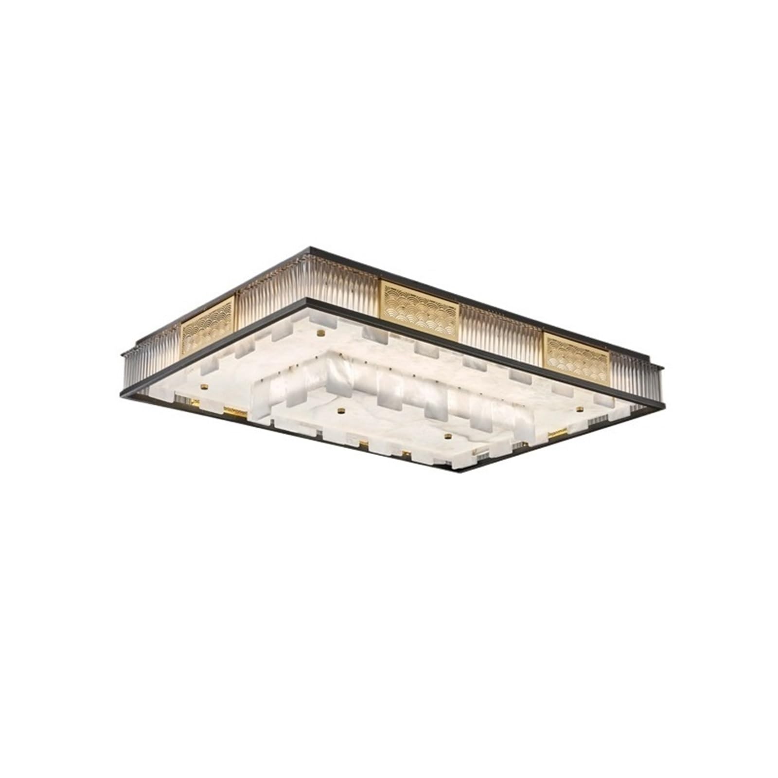 gC3sJ7wn6b Ceiling Lights for Bedroom Rectangular Luxury Marble Ceiling Lamp Bedroom Study Dining Room Lighting Fixtures