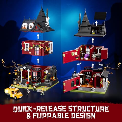 Lumibricks Halloween Midnight Haunted Mansion Lighting Building Bricks Set - Ghost Specter Phantom House City Town Modular Collection Kit 2617 Pcs for Adults & Teens by Lumibricks - Image 3