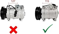 Vista 3 de A-Premium Compresor de A/C con embrague compatible con Chrysler PT Cruiser 2001-2010, Dodge Neon 2003-2005, SX 2.0 2003-2005, transmisión manual