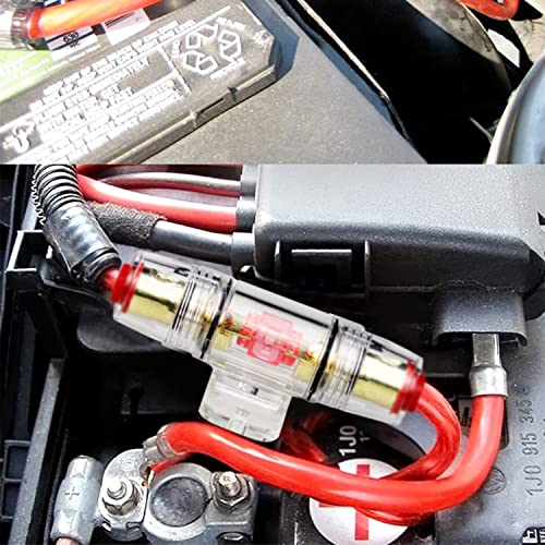 Frogbro 2 Pcs 12-48V Mini Anl Fuse Holder, Waterproof Inline Circuit Breaker With 50 Amp Fuse And Hex Wrench For Car Power, Car Stereo, Compressor (2-50 Amp Fuses) #TOP5