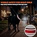 Taglory Hundehalsband, Weich Gepolstertes Neopren Nylon Hunde Halsband für Große Hunde, Verstellbare und Reflektierend für das Training, Rot