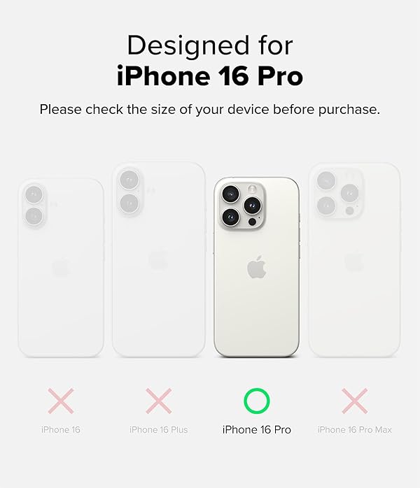 Ringke Rugged Gear [Compatible with MagSafe] Designed for iPhone 16 Pro Case, Prevents Oily Smudges Non-Slip Enhanced Grip Protective Cover Precise Cutouts for Camera - Magnetic Dark Green by Ringke - Image 2