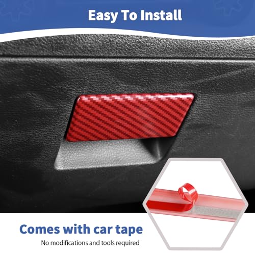 Accesorio Interior Rojo Carbono miniatura 5