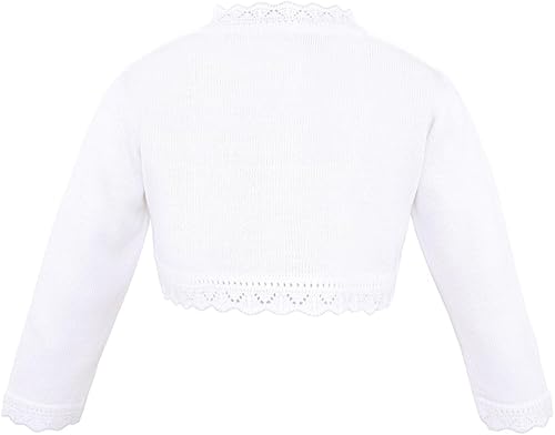 Miniatura 2 de Lilax - Bolero de punto para niñas pequeñas, manga larga con cierre de botones