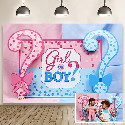 Bébé douche fête décoration avec ce grand fond photo de révélation de sexe
