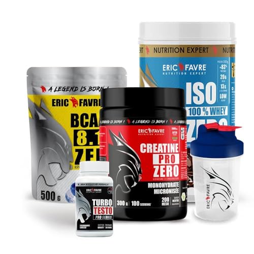PACK MUSCLE SEC - Kit Advanced, Protéine, Créatine - Iso Zéro 100...