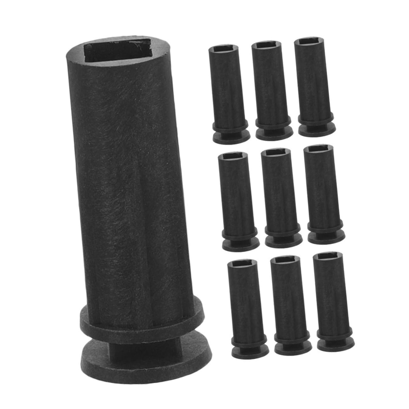 Cabilock 10pcs Christmas Tree Base Tree Stand Rotating Tree Stand Fake Tree Holder Stand Replacement Artificial Tree Stand Replacement Tree Stand Cables Tree Stands Plastic Black