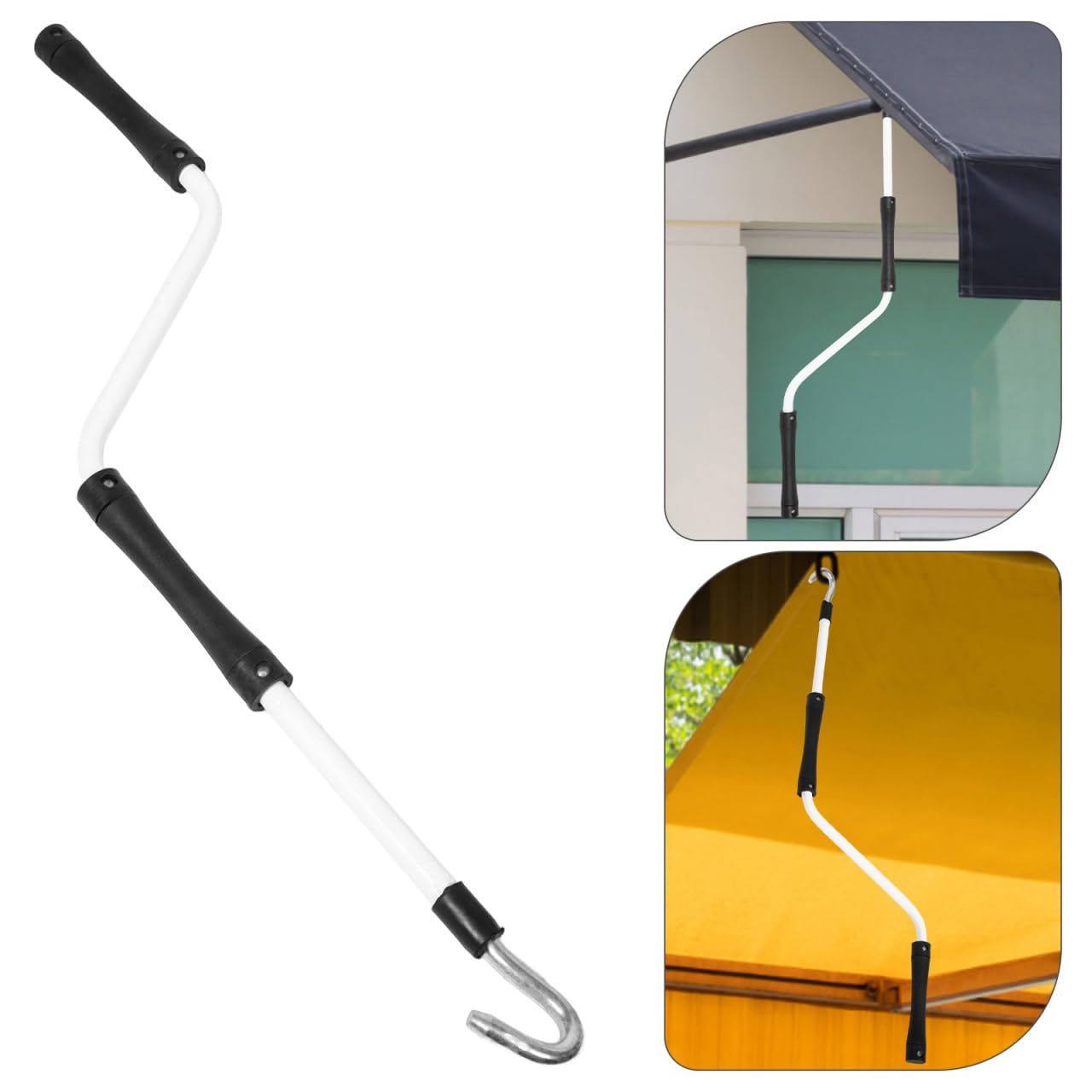 ULTECHNOVO Markisenkurbel 26 Zoll Ergonomischer Griff – Robustes Stahlgehäuse Windfest UV-beständig – for Wohnmobile Garagen Vordächer Balkonüberdachung for Manuelle Markisen