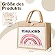 iZoeL Einschulung Geschenk Jutetasche Mädchen Jungen,Schulkind Schultüte Füllung Jute Handtasche, Schulkind, Alles Gute zum Schulanfang“ Schulkind Geschenk mit Grußkarte Geschenkbox