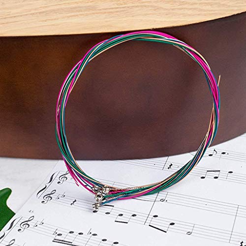 Casque Audio Ordinateur Portable Jauge Guitare Cordes Enroulées en Nylon Guitare Claire 12 Pièces / 2 Ensembles pour… - Les Beatles, Paul McCartney, John Lennon, RIngo Starr, George Harrison Casque Audio Ordinateur Portable Jauge Guitare Cordes Enroulées en Nylon Guitare Claire 12 Pièces / 2 Ensembles pour… – Image 4